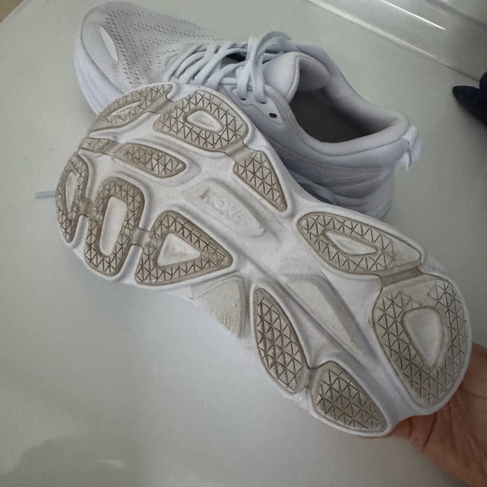 Hoka Women's Sneakers Light Gray White - Picture 5 of 5
